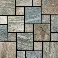 Преобразите свой участок с кварцитовой брусчаткой RKS Slate Vermont 200х200 мм