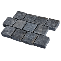 RKS Slate Belgian Black Limestone 100х100 мм. Прочная тротуарная плитка и плитка для пола из натурального известняка. Лучшая цена на плитку из камня известняк